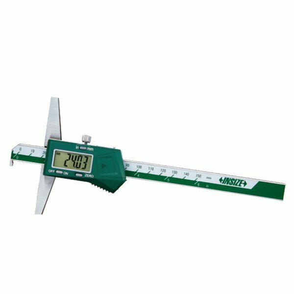 Insize Electronic Hook Depth Gage, 0-12"/0-300Mm 1142-300A